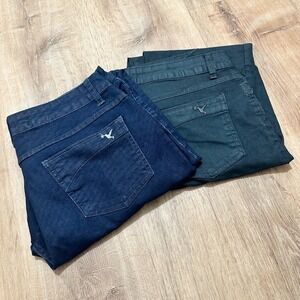 Beija Flor | Women's Straight Leg Dark Gray, Dark Wash Sparkle Jeans Bundle, 10